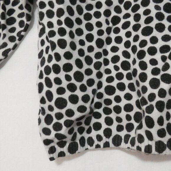 H&M | 12-18 months | Chic Polka Dot Sweater | Sparkling Gold Bow Pockets - Picture 12 of 13